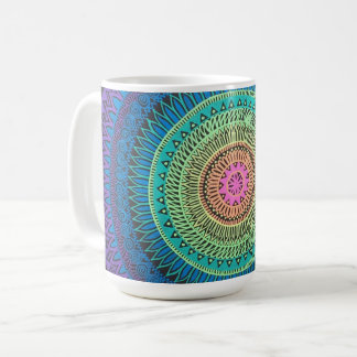 Rainbow Mandala Mug