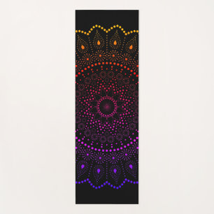 Rainbow Mandala Yoga Mat