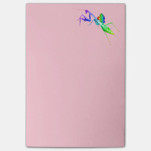 Rainbow Mantis and Toad Post-it Notes