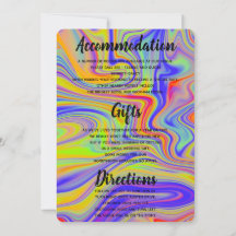 Rainbow Marbling Additional Info Card