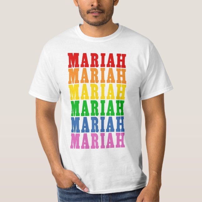 Rainbow Mariah T-Shirt (Front)