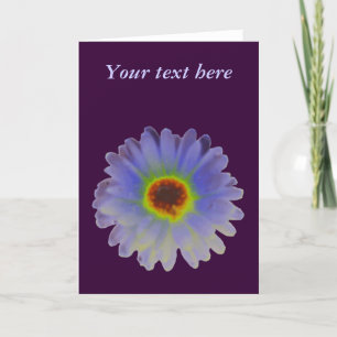Rainbow Marigold Custom Greeting Card