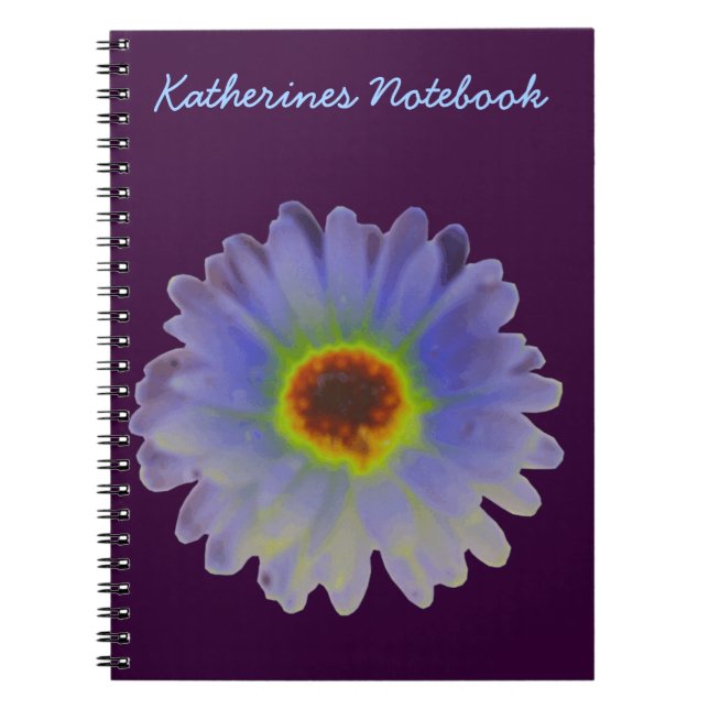 Rainbow Marigold Customizable Notebook (Front)