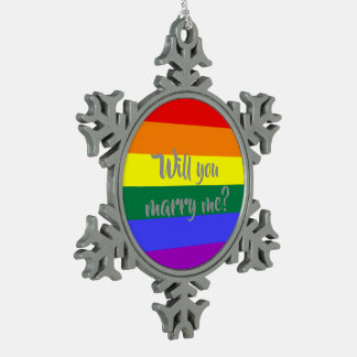 #rainbow marriage proposal Christmas decoration