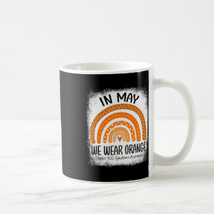 Rainbow May We Wear Orange Prader Willi Syndrome A Coffee Mug