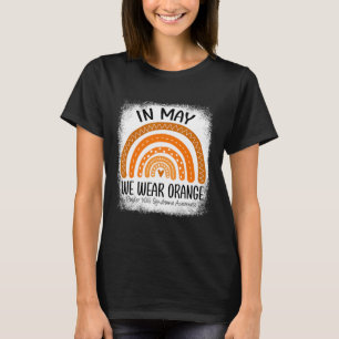 Rainbow May We Wear Orange Prader Willi Syndrome A T-Shirt