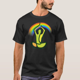 Rainbow Meditation Yoga 1 T-Shirt