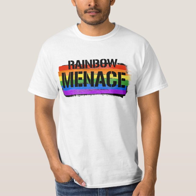 Rainbow Menace T-Shirt (Front)