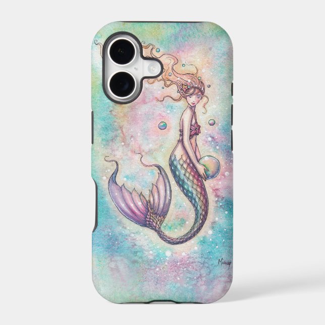 Rainbow Mermaid Fantasy Art  (Back)
