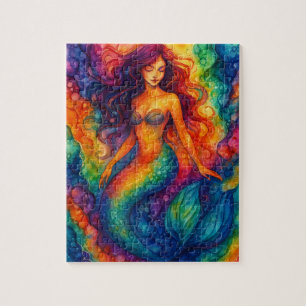 Rainbow Mermaid Jigsaw Puzzle