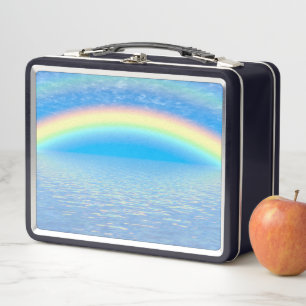 Rainbow Metal Lunch Box