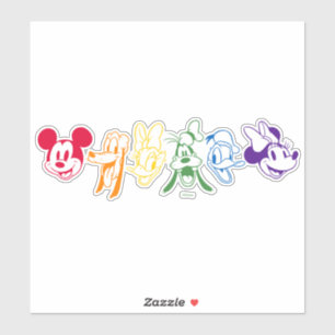Rainbow Mickey and Friends 2