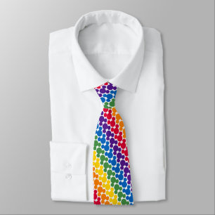 Rainbow Mickey Icon Pattern Tie