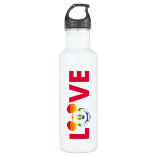 Rainbow Mickey LOVE 710 Ml Water Bottle