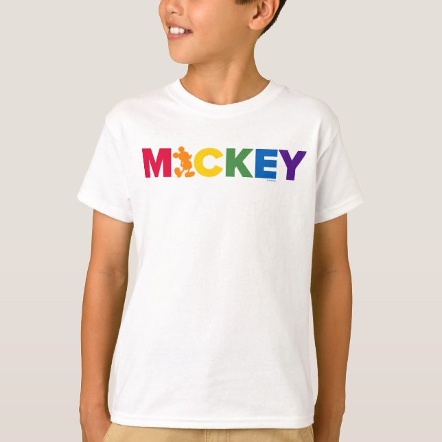 Rainbow MICKEY T-Shirt (Front)