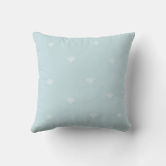 Rainbow Mint Throw Pillow