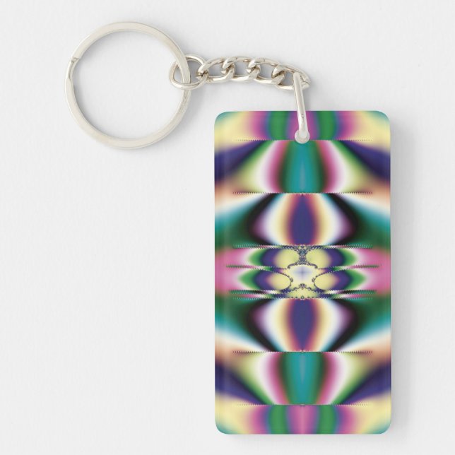 Rainbow Mirrors Keychain (Front)