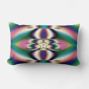 Rainbow Mirrors Lumbar Pillow