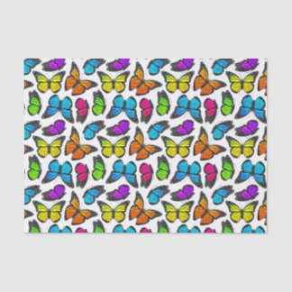 Rainbow Monarch Butterfly Pattern Tissue Paper