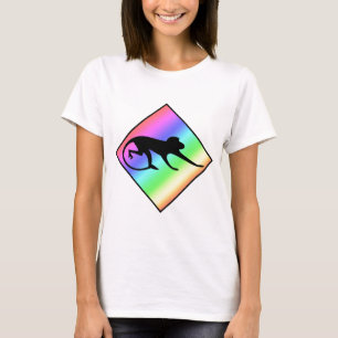 Rainbow Monkey Crossing T-Shirt