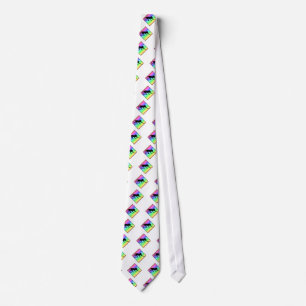 Rainbow Monkey Crossing Tie