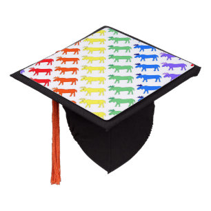 Rainbow Moose cap topper