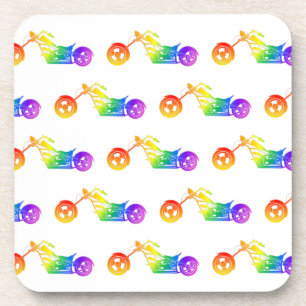 Rainbow Mortocycle Coaster