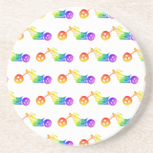 Rainbow Mortocycle Coaster