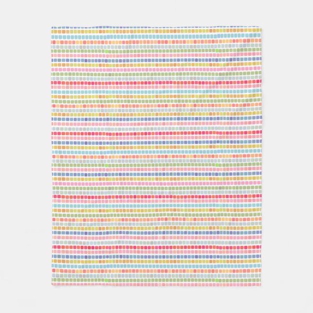 Rainbow mosaic blanket (Front)