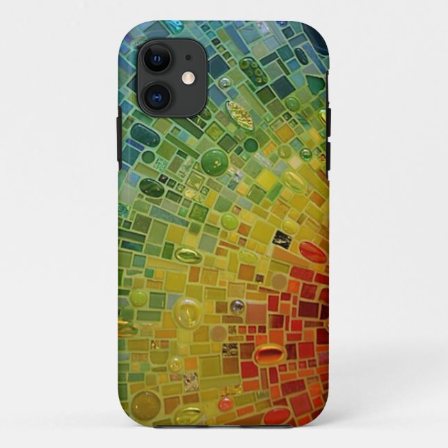 "Rainbow Mosaic Phone Case" Case-Mate iPhone Case (Back)