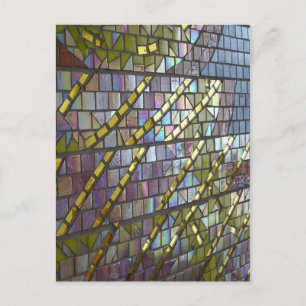 Rainbow Mosaic Postcard