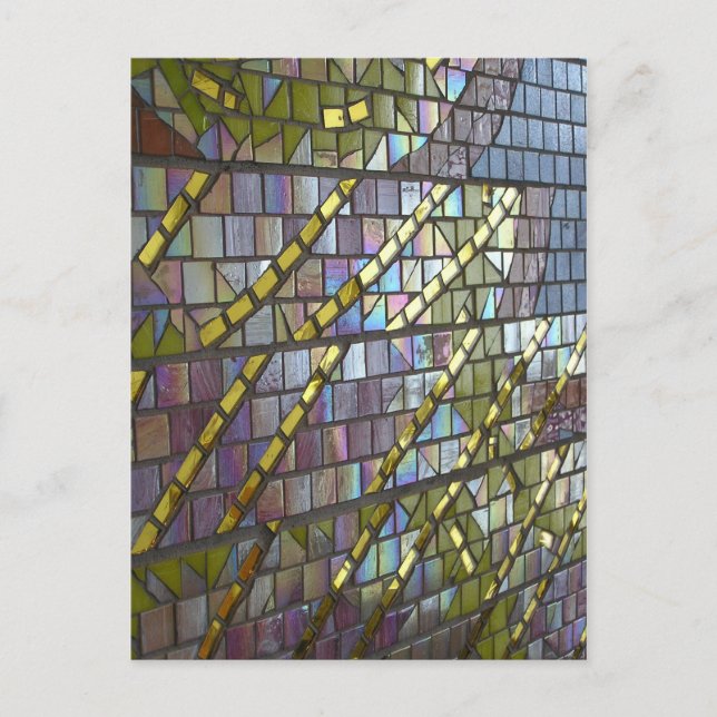 Rainbow Mosaic Postcard (Front)