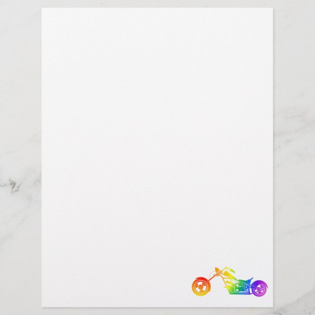 Rainbow Motorcycle (Front)