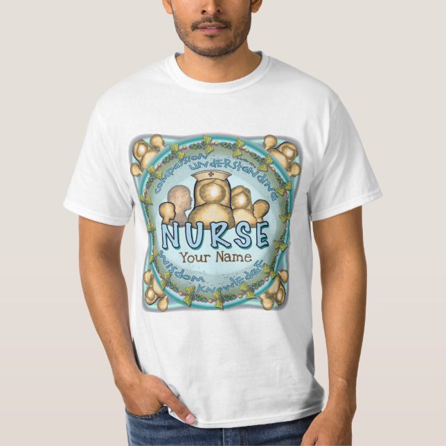 Rainbow motto nurse  T-Shirt (Front)