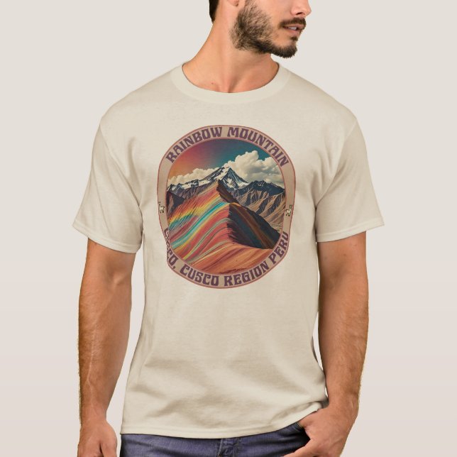 Rainbow Mountain Cusco, Cusco Region Peru T-Shirt (Front)
