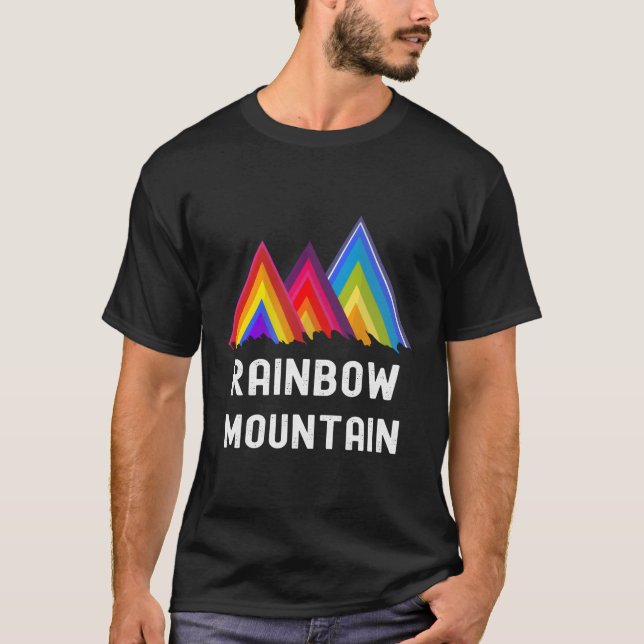 Rainbow Mountain Cusco-Peru T-Shirt (Front)
