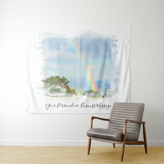 *~* Rainbow Mountain Top  Shrubs Tree AR11  Tapestry (In Situ (Horizontal))