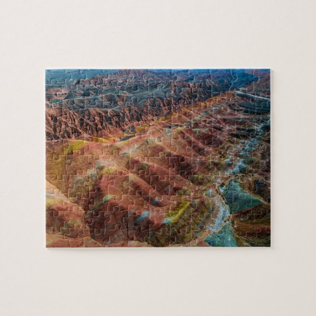 Rainbow Mountains Jigsaw Puzzle (Horizontal)