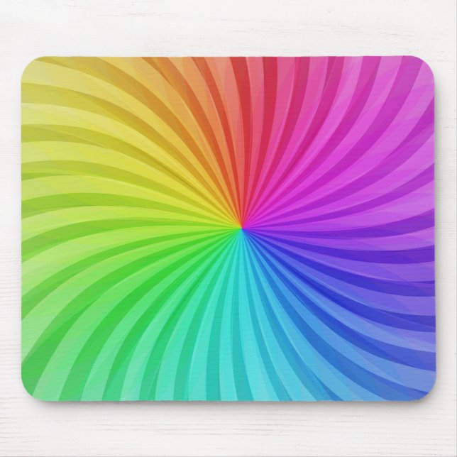 Rainbow mouse pad. pad (Front)