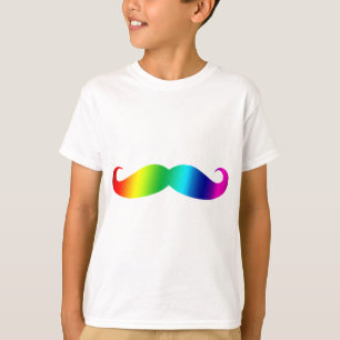 Rainbow Moustache T-shirt
