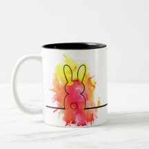 RAINBOW MUGS BUNNY