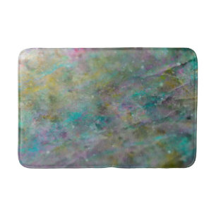 Rainbow Multi Coloured Crystal Rock Marble Bath Mat