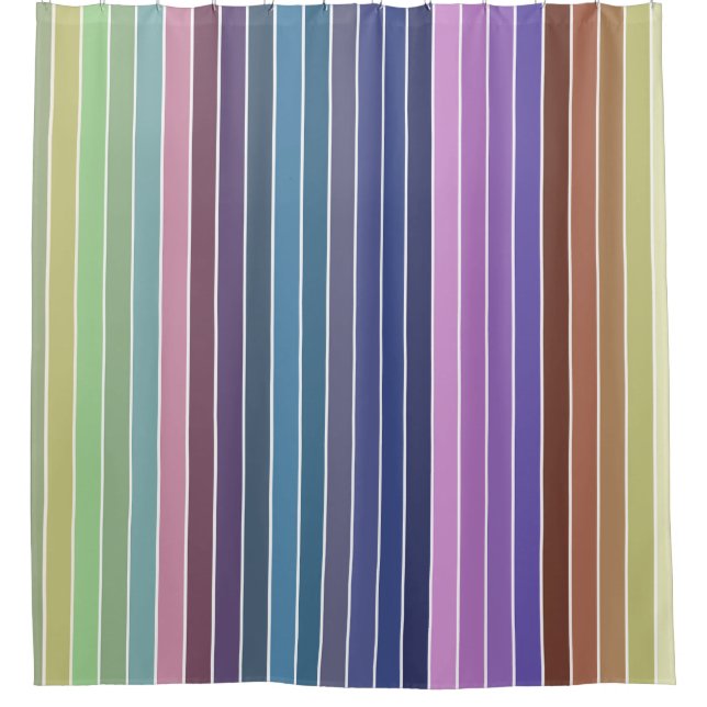 Rainbow Multicolored Multicoloured Striped Pattern (Front)