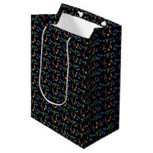Rainbow Music Notes (Black)