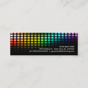 rainbow musicmeterz. mini business card