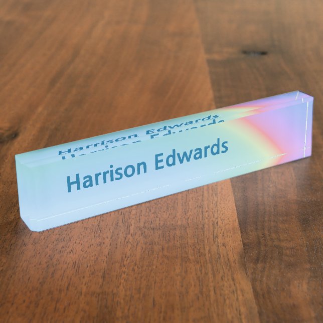 Rainbow Nameplate (Side)