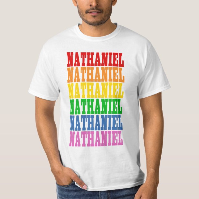 Rainbow Nathaniel T-Shirt (Front)