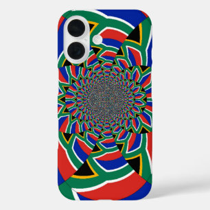 Rainbow Nation: Vibrant South Africa Art Print iPhone 16 Case
