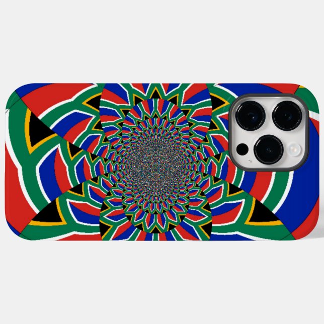 Rainbow Nation: Vibrant South Africa Art Print Case-Mate iPhone Case (Back (Horizontal))