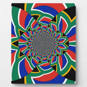 Rainbow Nation: Vibrant South Africa Art Print Plaque